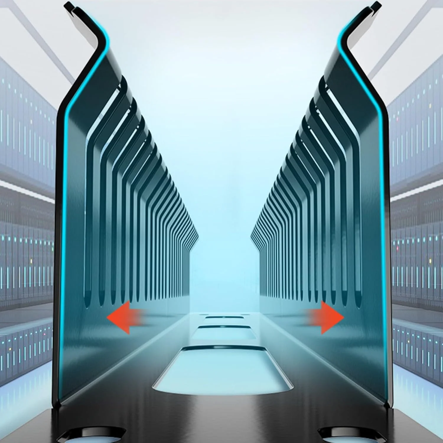 مدیریت کننده کابل رک مونت 1U ماژولار 19 اینچ 24 کانال 48 پورت فولاد نورد سرد لوازم جانبی اتاق سرور سازمان دهنده کابل اتاق سرور با دوام