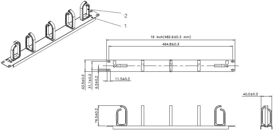 Metal Master MetalMaster.com.tw - بسته 5 عددی پنل مدیریت کابل رک سرور 1U 19 اینچی با قلاب های D-Ring - مدیریت سیم و کابل افقی یا عمودی 1U ساخت تایوان Metal Master MetalMaster.com.tw - بسته 5 عددی پنل مدیریت کابل رک سرور 1U 19 اینچی با قلاب های D-Ring - مدیریت سیم و کابل افقی یا عمودی 1U ساخت تایوان