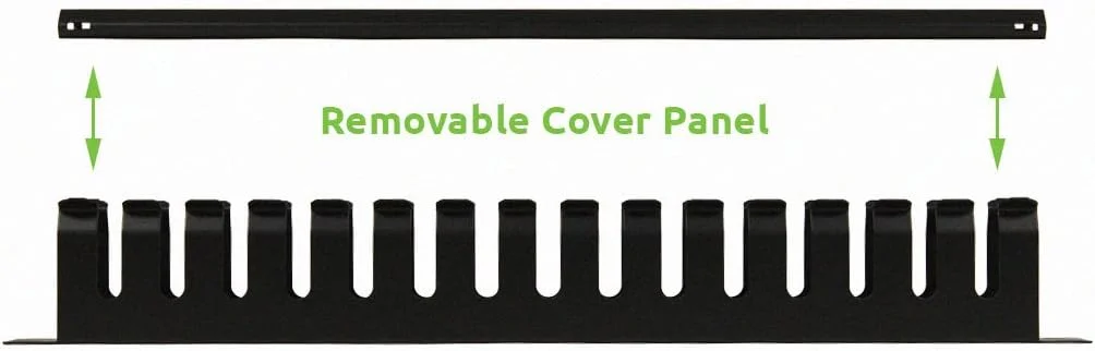 داکت مدیریت کابل افقی فلزی NavePoint 1U برای رک سرور 19 اینچی داکت مدیریت کابل افقی فلزی NavePoint 1U برای رک سرور 19 اینچی