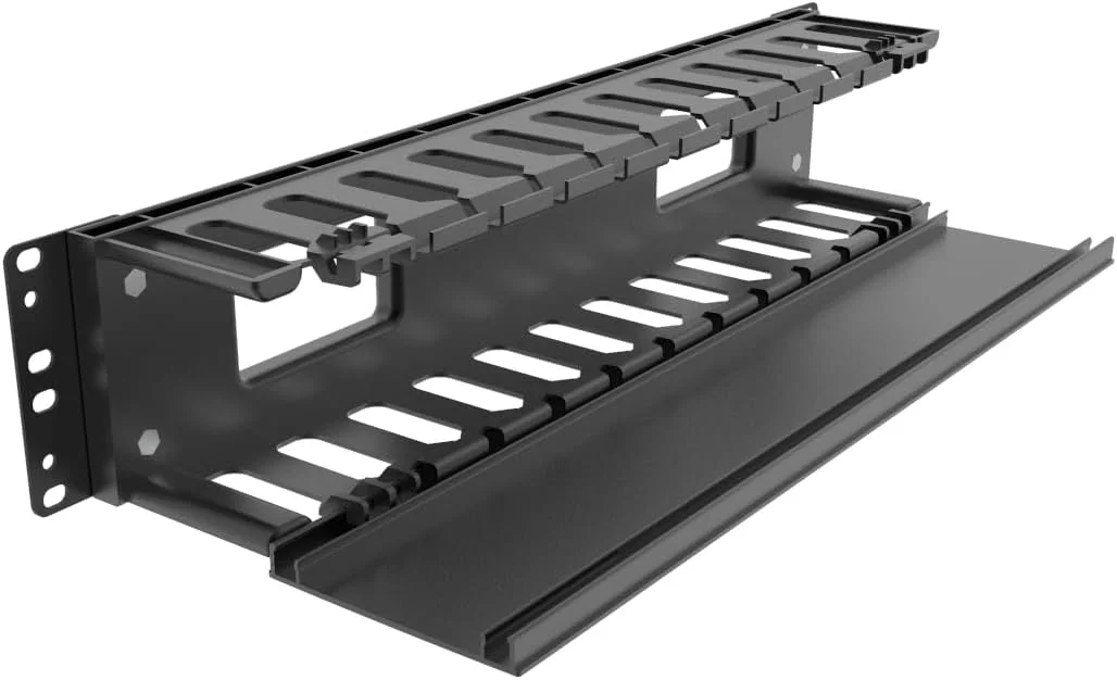 ارگانایزر مدیریت کابل افقی رک مونت پلاستیکی QiaoYoubang 2U با 12 شکاف، 19 اینچ (2U440) ارگانایزر مدیریت کابل افقی رک مونت پلاستیکی QiaoYoubang 2U با 12 شکاف، 19 اینچ (2U440)