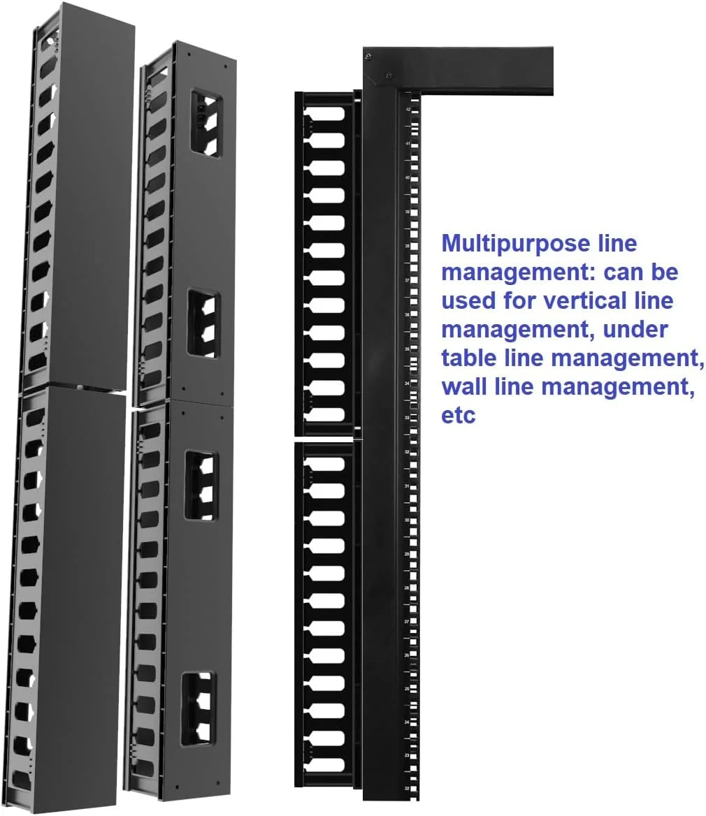 ارگانایزر مدیریت کابل افقی رک مونت پلاستیکی QiaoYoubang 2U با 12 شکاف، 19 اینچ (2U440) ارگانایزر مدیریت کابل افقی رک مونت پلاستیکی QiaoYoubang 2U با 12 شکاف، 19 اینچ (2U440)