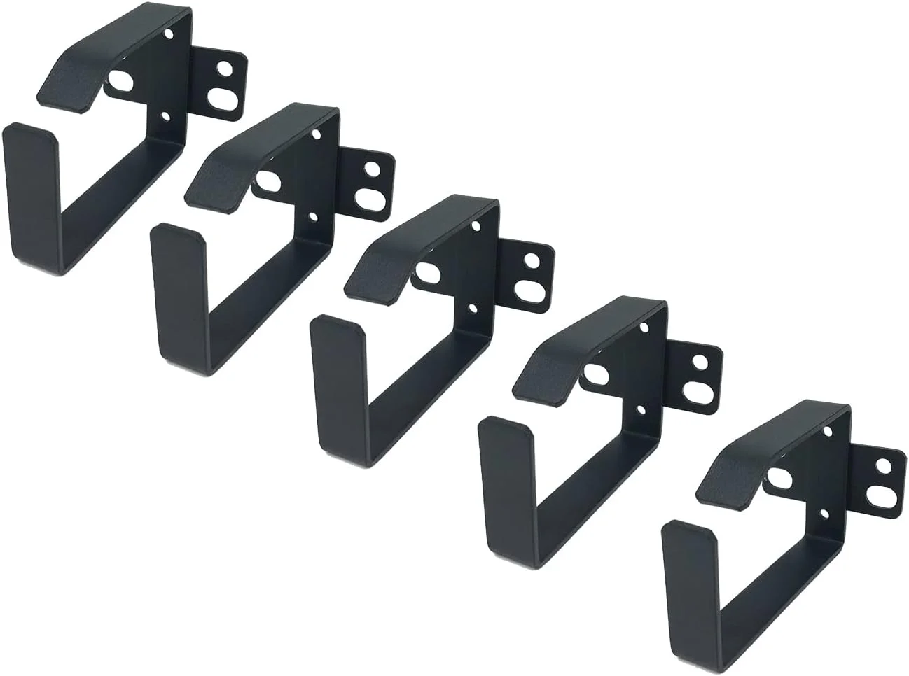 مجموعه 5 عددی حلقه های مدیریت کابل رک سرور 4.3 در 6.8 سانتی متر - مجموعه حلقه های سازمان دهنده سیم برای سیم های برق، فیبر نوری یا کابل های شبکه