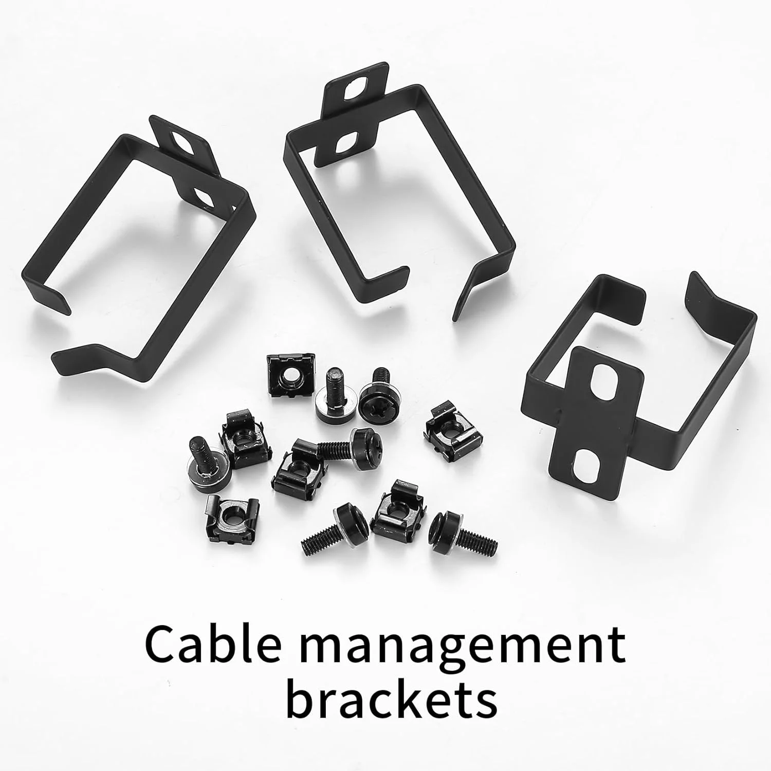 نگهدارنده کابل رک سرور عمودی qiwuhai، بسته 6 عددی، فولاد مشکی، نصب رک، سازگار با سرور و دستگاه شبکه نگهدارنده کابل رک سرور عمودی qiwuhai، بسته 6 عددی، فولاد مشکی، نصب رک، سازگار با سرور و دستگاه شبکه