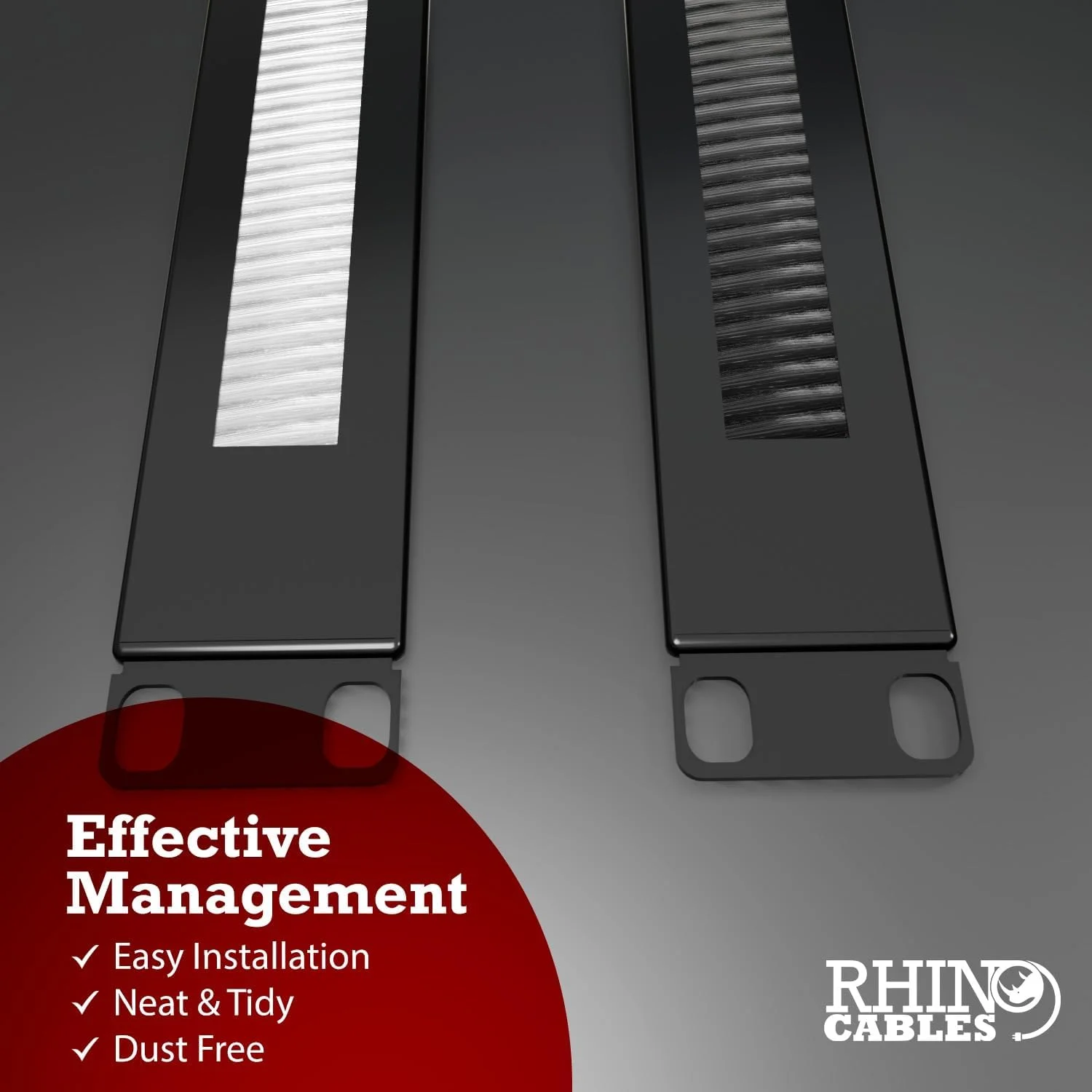 پنل پچ شبکه راینوکابلز، نگهدارنده رک قابل نصب RJ45 اترنت هاب برای رک های 19 اینچی برای سیم کشی، کابل ها و مدیریت شبکه، صفحه برس - سفید، 1U 19 اینچ پنل پچ شبکه راینوکابلز، نگهدارنده رک قابل نصب RJ45 اترنت هاب برای رک های 19 اینچی برای سیم کشی، کابل ها و مدیریت شبکه، صفحه برس - سفید، 1U 19 اینچ