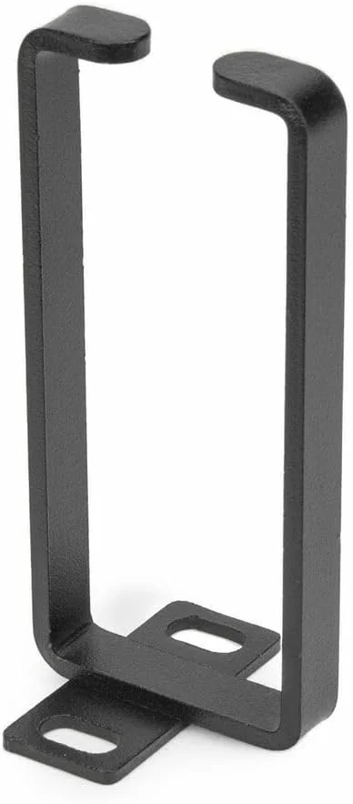 نگهدارنده کابل رک سرور عمودی Rocstor Y10E051B1 1U، حلقه D، سایز 4.5x10 سانتی متر، بست کابل، 4.47x4.5x10 سانتی متر، مشکی