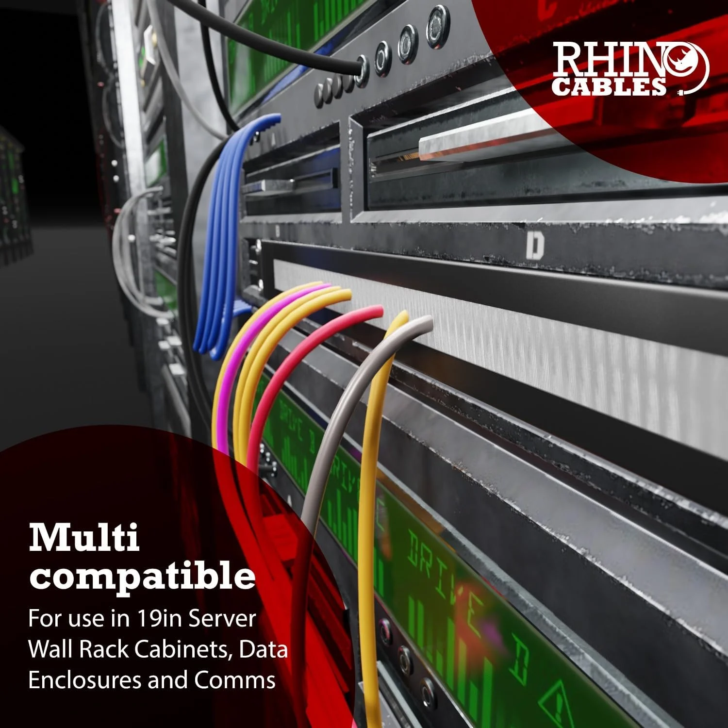 پنل پچ شبکه راینوکابلز، نگهدارنده رک قابل نصب RJ45 اترنت هاب برای رک های 19 اینچی برای سیم کشی، کابل ها و مدیریت شبکه، صفحه برس - سفید، 1U 19 اینچ پنل پچ شبکه راینوکابلز، نگهدارنده رک قابل نصب RJ45 اترنت هاب برای رک های 19 اینچی برای سیم کشی، کابل ها و مدیریت شبکه، صفحه برس - سفید، 1U 19 اینچ