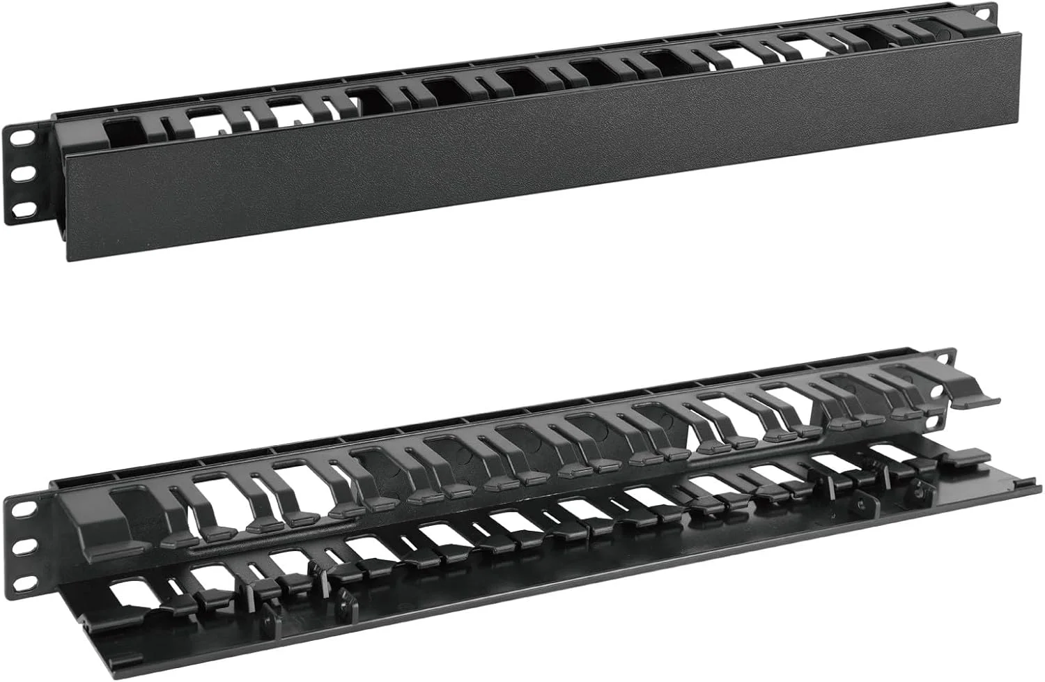 پنل مدیریت کابل افقی 1U پلاستیکی Tecmojo با پوشش - سازمان دهنده کابل رک سرور 19 اینچی با 12 شکاف انگشتی بزرگ (بسته 2 عددی) پنل مدیریت کابل افقی 1U پلاستیکی Tecmojo با پوشش - سازمان دهنده کابل رک سرور 19 اینچی با 12 شکاف انگشتی بزرگ (بسته 2 عددی)