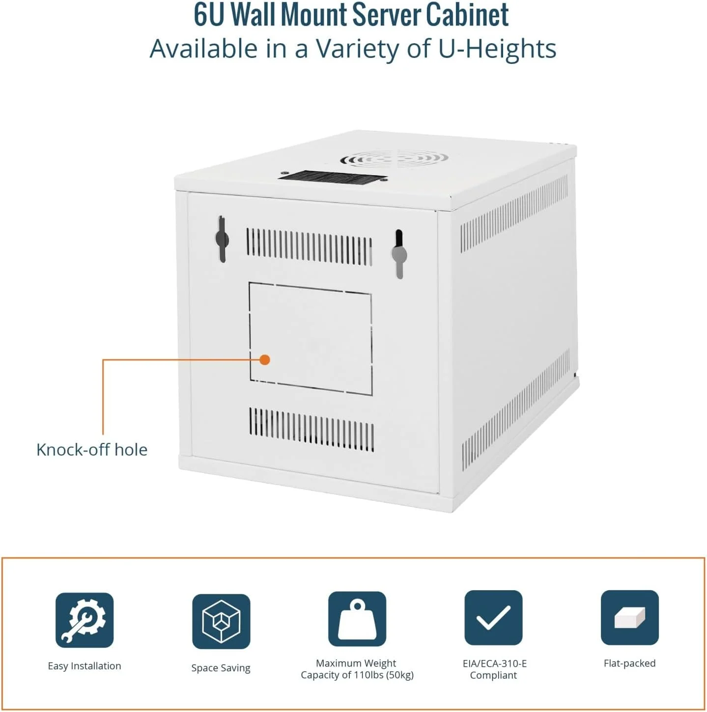 رک شبکه سرور Tecmojo 6U 10 اینچی، کابینت شبکه 10 اینچی با عمق 330 میلیمتر به همراه قفسه رک، پنلهای برسدار، سازماندهنده کابل برای دستگاههای کوچک AV/IT/Data، ظرفیت 50 کیلوگرم، سفید رک شبکه سرور Tecmojo 6U 10 اینچی، کابینت شبکه 10 اینچی با عمق 330 میلیمتر به همراه قفسه رک، پنلهای برسدار، سازماندهنده کابل برای دستگاههای کوچک AV/IT/Data، ظرفیت 50 کیلوگرم، سفید