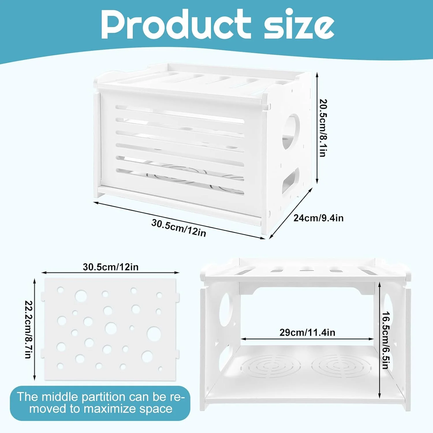 قفسه نگهداری روتر ارتقا یافته، پایه روتر شبکه، جعبه نگهداری روتر قابل نصب روی دیوار و ایستاده، قفسه جعبه کابل مودم، قفسه سازماندهی پوشش روتر، قفسه مخفی کننده مدیریت کابل سیم برق قفسه نگهداری روتر ارتقا یافته، پایه روتر شبکه، جعبه نگهداری روتر قابل نصب روی دیوار و ایستاده، قفسه جعبه کابل مودم، قفسه سازماندهی پوشش روتر، قفسه مخفی کننده مدیریت کابل سیم برق