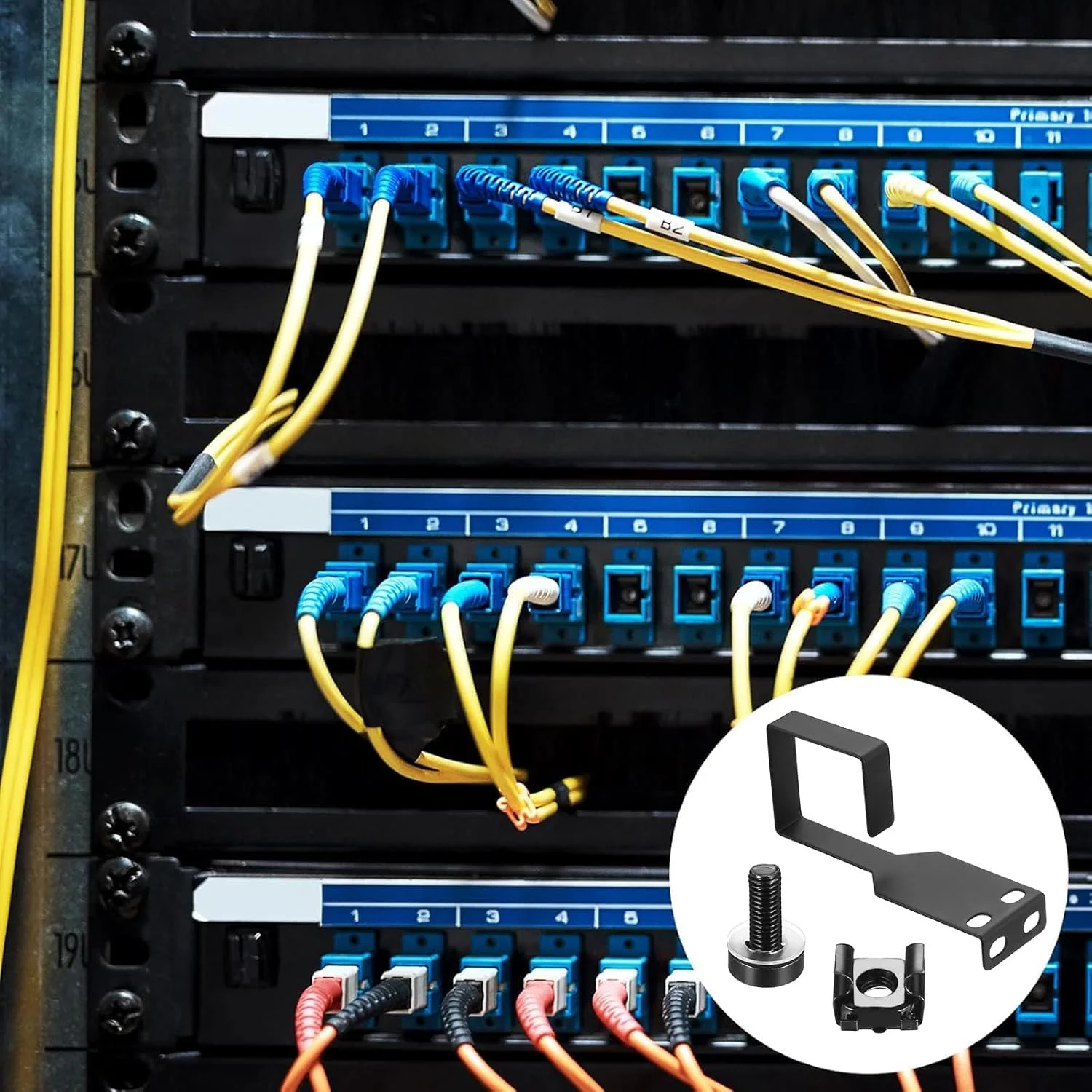 مجموعه 6 عددی بست مدیریت کابل عمودی، رک سرور، رک شبکه، مرتب کننده کابل، لوازم جانبی رک سرور - 100 x 44 x 44 میلی متر، همراه با پیچ و مهره (100 x 44 x 44 میلی متر) مجموعه 6 عددی بست مدیریت کابل عمودی، رک سرور، رک شبکه، مرتب کننده کابل، لوازم جانبی رک سرور - 100 x 44 x 44 میلی متر، همراه با پیچ و مهره (100 x 44 x 44 میلی متر)