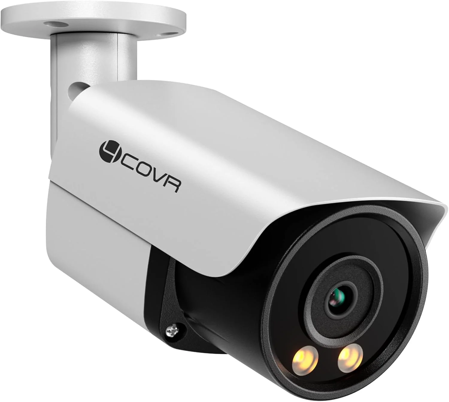 دوربین امنیتی بولت تحت شبکه 4COVR 6K PoE، دوربین سیمی 12 مگاپیکسلی UltraHD با نور دوگانه دید در شب تمام رنگی، ارتباط صوتی دو طرفه، تشخیص هوشمند انسان/وسیله نقلیه، پشتیبانی از کارت حافظه microSD تا 256 گیگابایت، مدل LY37YXAMA