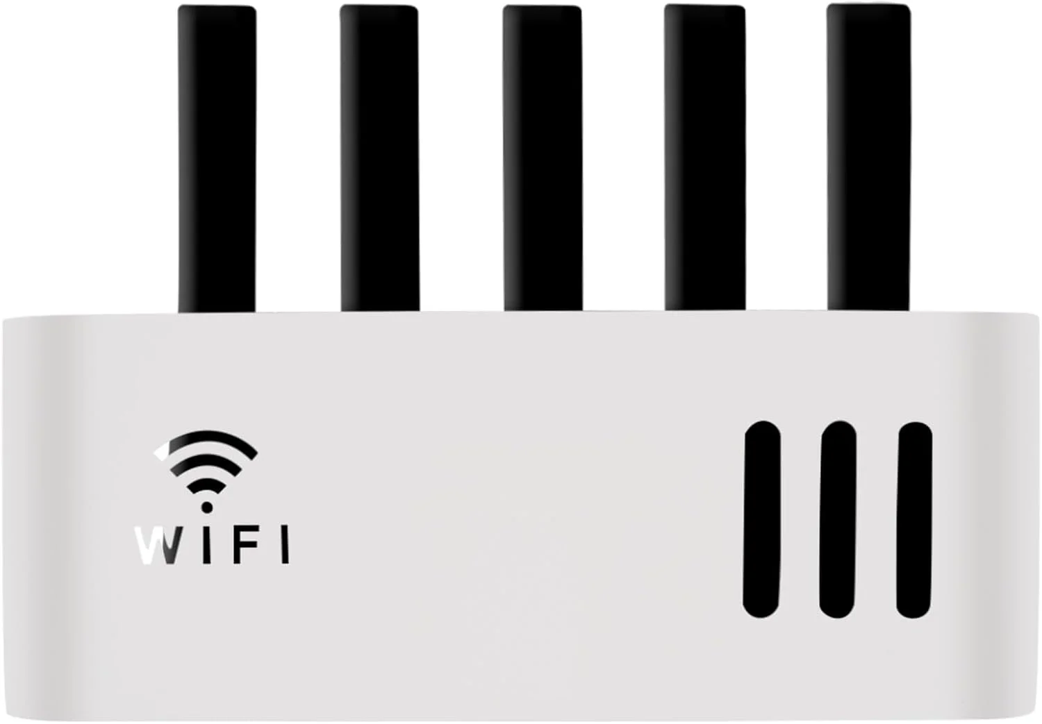 باکس ذخیره سازی روتر وای فای - قفسه سازمان دهنده دارای تهویه برای روتر، مودم، ست تاپ باکس | مدیریت کابل برای دفتر، کلاس درس، میز