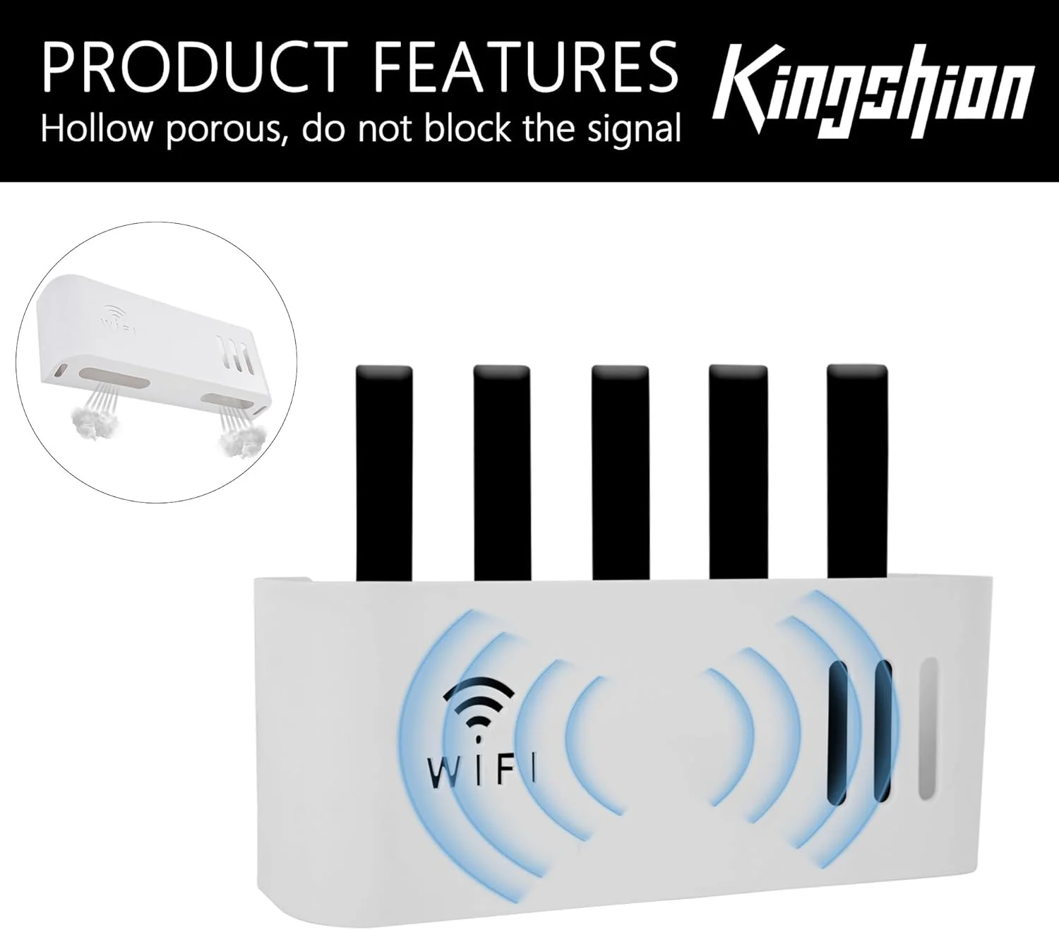 باکس ذخیره سازی روتر وای فای - قفسه سازمان دهنده دارای تهویه برای روتر، مودم، ست تاپ باکس | مدیریت کابل برای دفتر، کلاس درس، میز باکس ذخیره سازی روتر وای فای - قفسه سازمان دهنده دارای تهویه برای روتر، مودم، ست تاپ باکس | مدیریت کابل برای دفتر، کلاس درس، میز