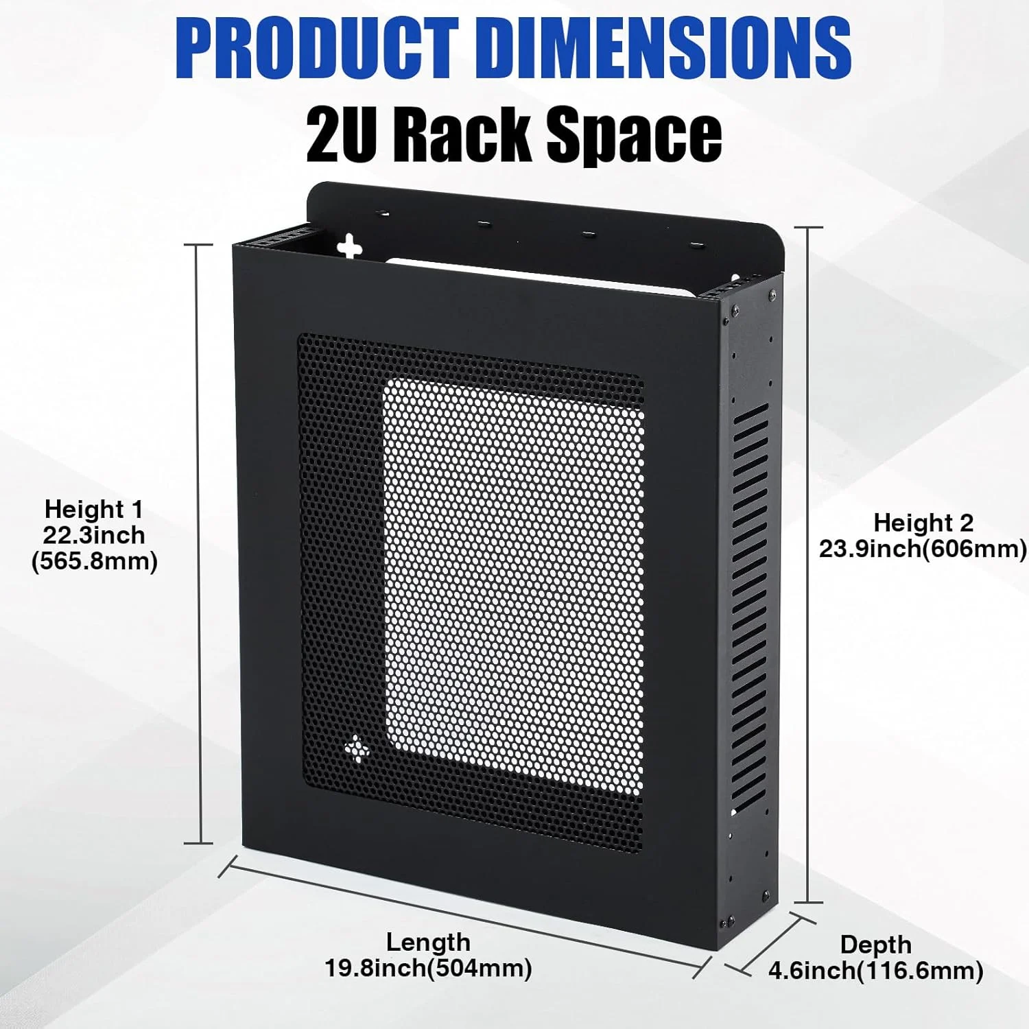 رک شبکه سرور 2U Zonon قابل نصب عمودی/افقی روی دیوار برای تجهیزات IT 19 اینچی، مودم کابلی، مخابرات، A/V رک شبکه سرور 2U Zonon قابل نصب عمودی/افقی روی دیوار برای تجهیزات IT 19 اینچی، مودم کابلی، مخابرات، A/V