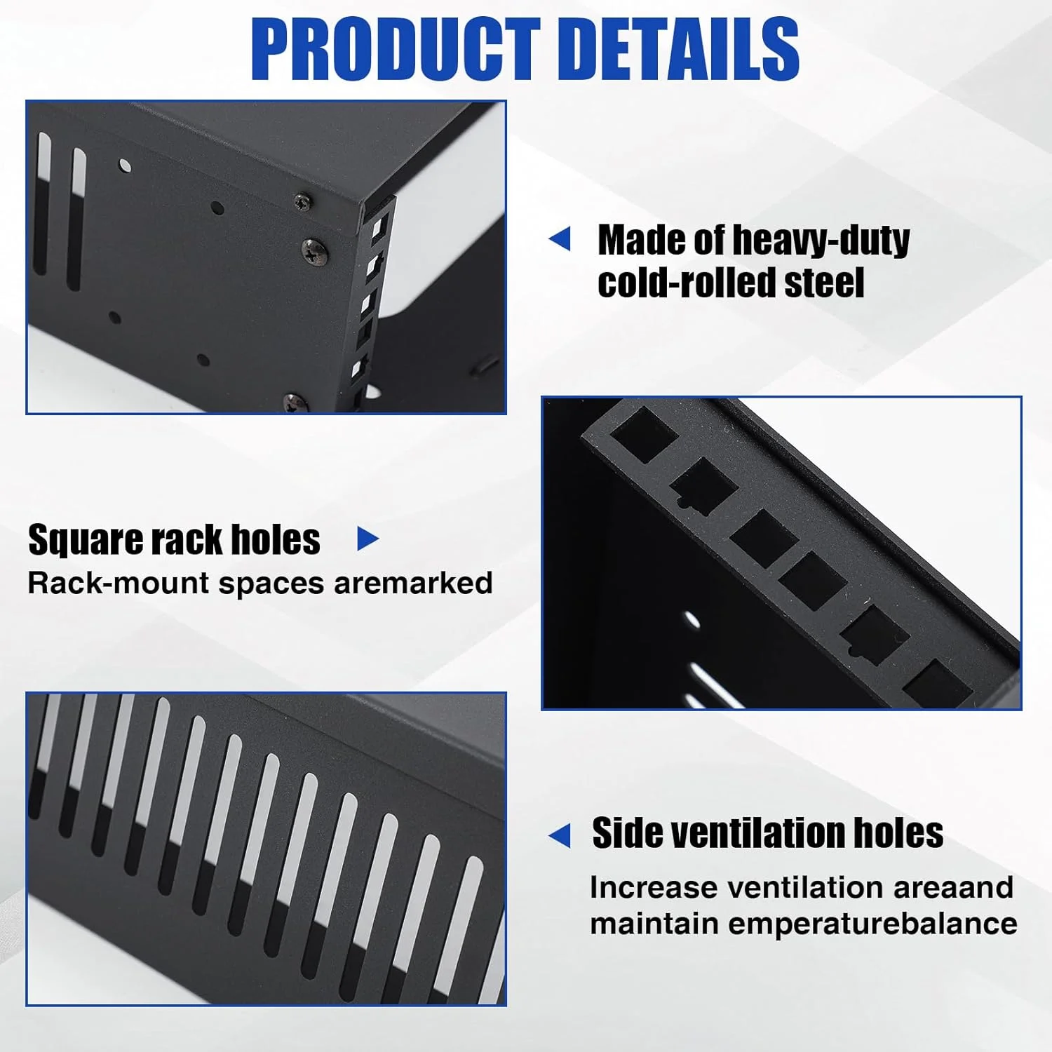 رک شبکه سرور 2U Zonon قابل نصب عمودی/افقی روی دیوار برای تجهیزات IT 19 اینچی، مودم کابلی، مخابرات، A/V رک شبکه سرور 2U Zonon قابل نصب عمودی/افقی روی دیوار برای تجهیزات IT 19 اینچی، مودم کابلی، مخابرات، A/V