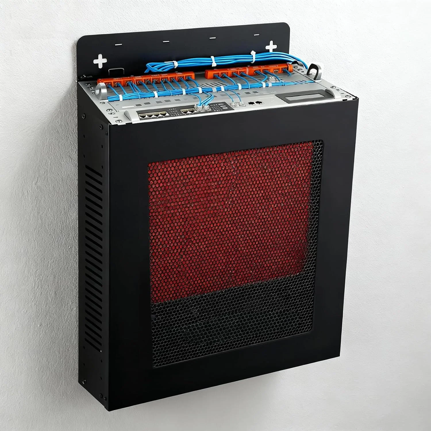 رک شبکه سرور 2U Zonon قابل نصب عمودی/افقی روی دیوار برای تجهیزات IT 19 اینچی، مودم کابلی، مخابرات، A/V رک شبکه سرور 2U Zonon قابل نصب عمودی/افقی روی دیوار برای تجهیزات IT 19 اینچی، مودم کابلی، مخابرات، A/V