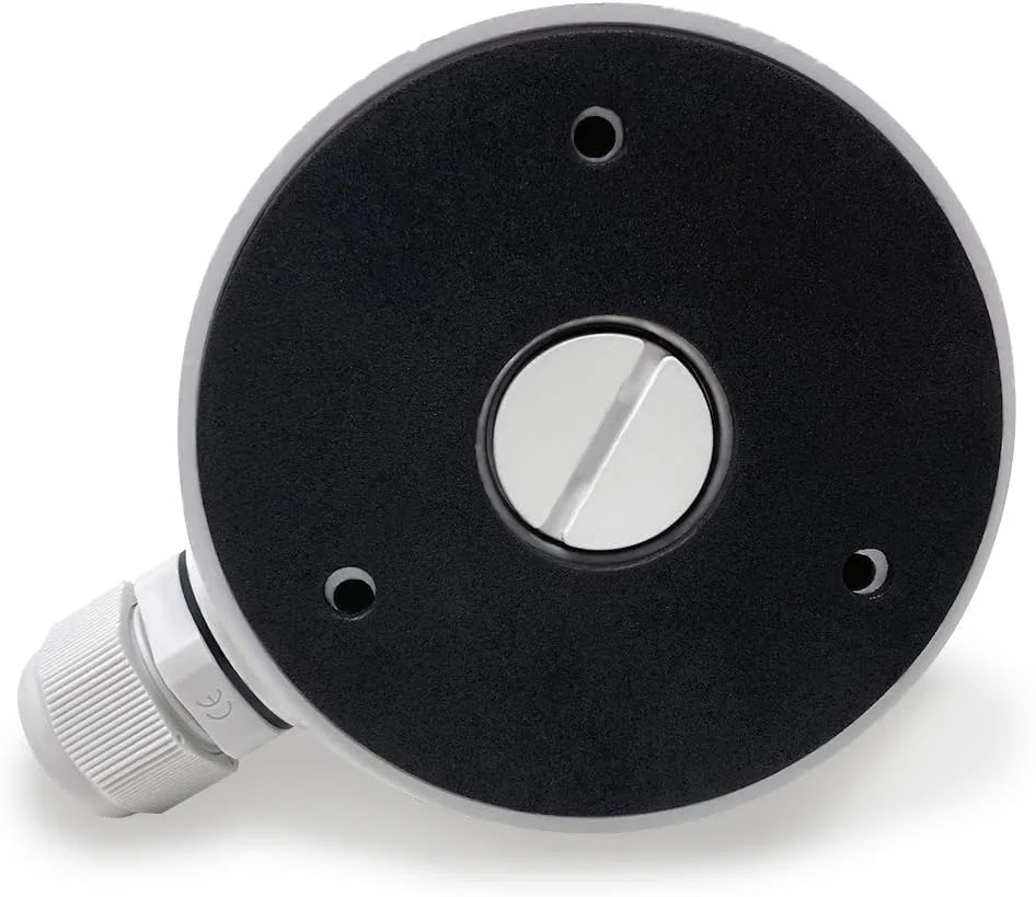 جعبه اتصال پشتی آلومینیومی AmSecu DS-1280ZJ-XS برای دوربین های بولت سری Hikvision DS-2CD2042WD-I, 2CD20xx (بسته 4 عددی)