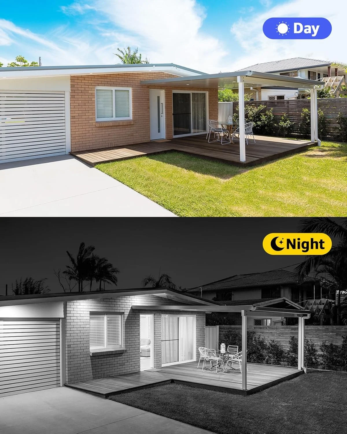 دوربین مداربسته بولت نظارتی خانگی ANNKE 1080P، دوربین امنیتی با استاندارد IP66 مقاوم در برابر آب و هوا و گرد و غبار برای استفاده در فضای باز