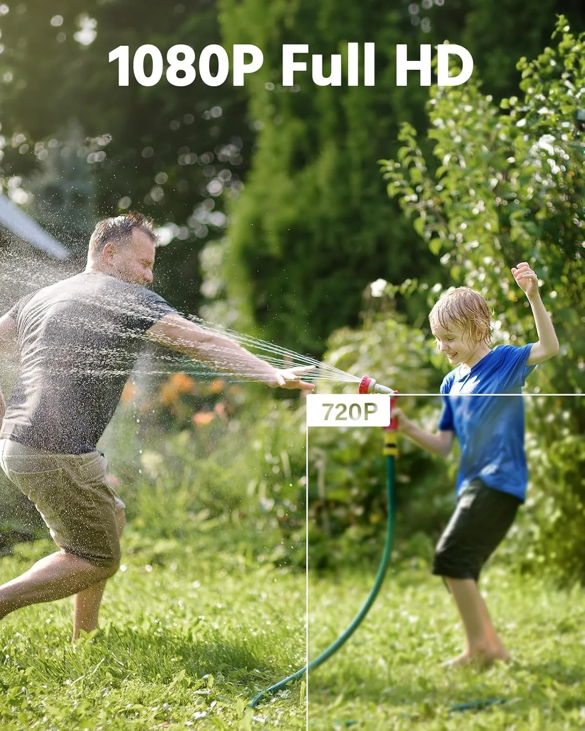 دوربین مداربسته بولت امنیتی منزل ANNKE با کیفیت 720P HD، ضد آب IP66، دید در شب/روز تا 30 متر، مناسب فضای داخلی و خارجی - بسته 4 عددی