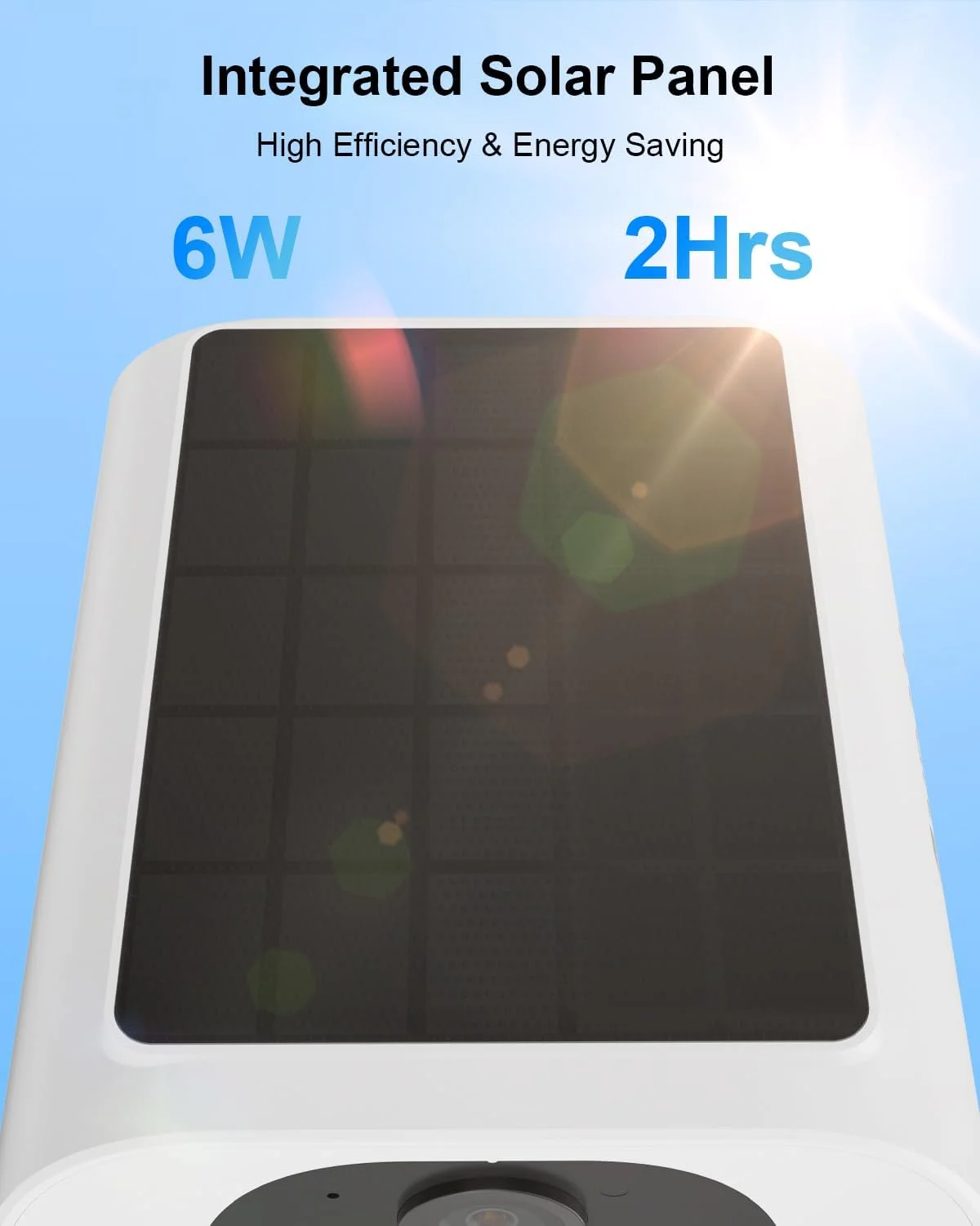 دوربین امنیتی خورشیدی 5 مگاپیکسلی ANRAN، دوربین وای فای بی سیم با باتری برای نظارت خانگی با پنل خورشیدی داخلی، دید در شب رنگی، صدای دو طرفه، آلارم آژیر، سازگار با الکسا، مدل C3 Max دوربین امنیتی خورشیدی 5 مگاپیکسلی ANRAN، دوربین وای فای بی سیم با باتری برای نظارت خانگی با پنل خورشیدی داخلی، دید در شب رنگی، صدای دو طرفه، آلارم آژیر، سازگار با الکسا، مدل C3 Max