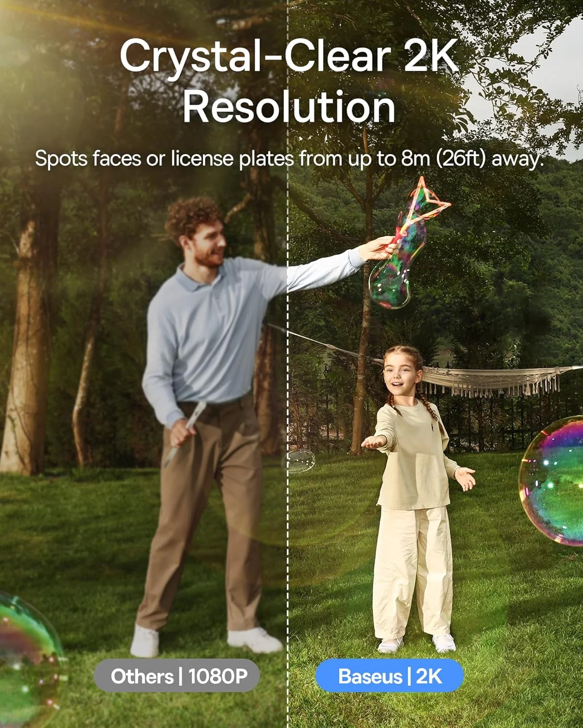 دوربین های امنیتی خورشیدی بیسوس مدل S1 Lite، دوربین تک لنز 2K QHD، منبع تغذیه مداوم، دید در شب رنگی، تشخیص انسان با هوش مصنوعی، IP67، بدون هزینه اشتراک ماهانه، ذخیره سازی محلی، سازگار با الکسا و گوگل هوم دوربین های امنیتی خورشیدی بیسوس مدل S1 Lite، دوربین تک لنز 2K QHD، منبع تغذیه مداوم، دید در شب رنگی، تشخیص انسان با هوش مصنوعی، IP67، بدون هزینه اشتراک ماهانه، ذخیره سازی محلی، سازگار با الکسا و گوگل هوم