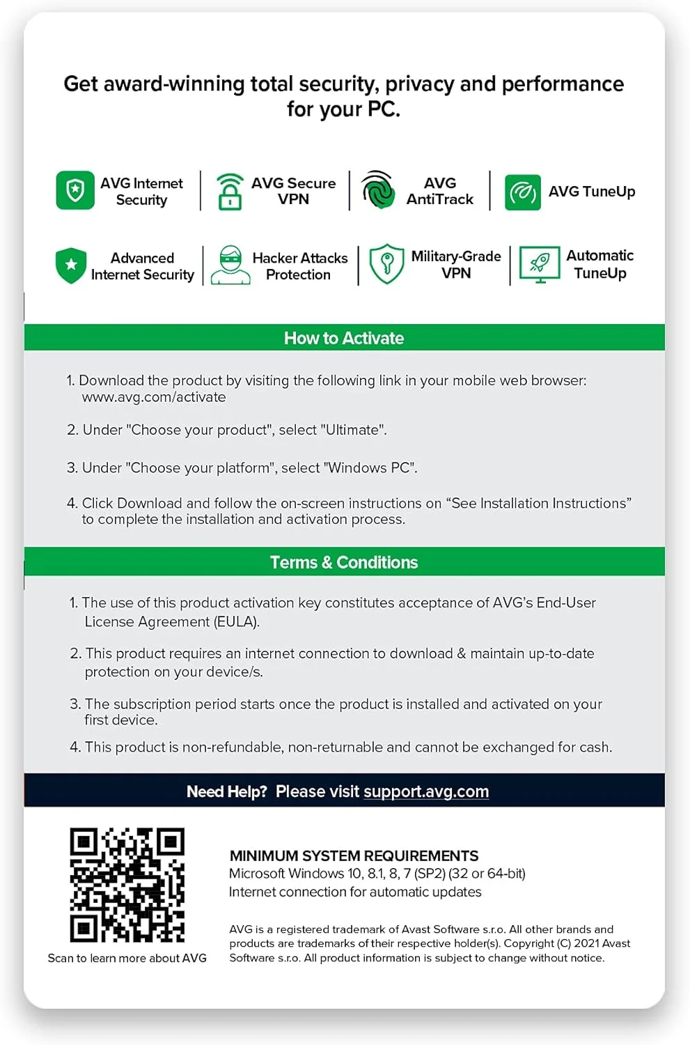 AVG Ultimate (1 کامپیوتر | 1 سال) (تحویل ایمیلی در 1 ساعت - بدون CD) AVG Ultimate (1 کامپیوتر | 1 سال) (تحویل ایمیلی در 1 ساعت - بدون CD)