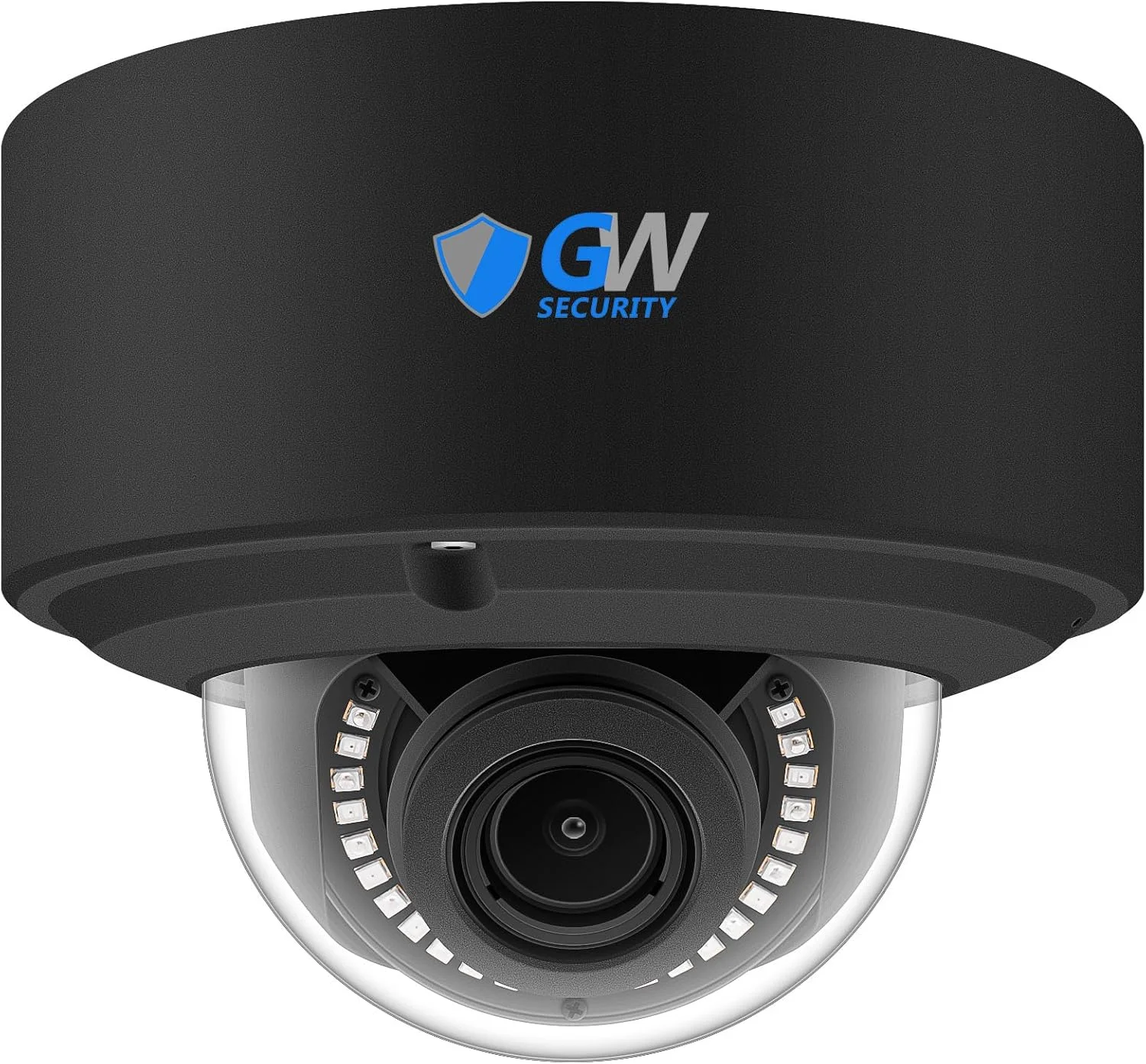 دوربین مداربسته تحت شبکه 4K 8MP Camstar GW Security، مناسب فضای داخلی/خارجی، دارای میکروفون PoE IP و لنز موتورایز 2.8-12 میلی‌متری (GW807501M)