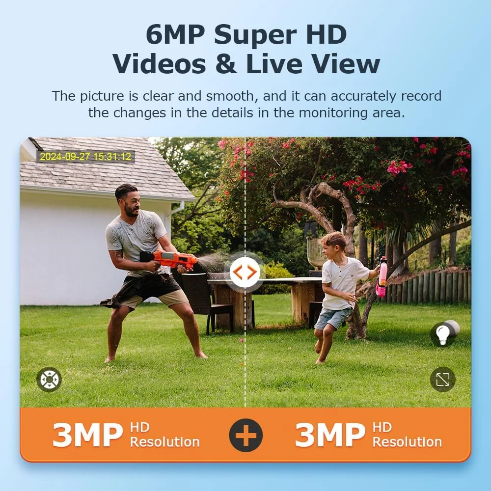 دوربین امنیتی خورشیدی سیم کارت خور با زوم 15X، لنز دوگانه 6 مگاپیکسلی HD، دوربین مداربسته خورشیدی با باتری و صفحه نمایش دوگانه، دید در شب، ارتباط دو طرفه، حسگر حرکتی PIR، 4G LTE بدون نیاز به وای فای دوربین امنیتی خورشیدی سیم کارت خور با زوم 15X، لنز دوگانه 6 مگاپیکسلی HD، دوربین مداربسته خورشیدی با باتری و صفحه نمایش دوگانه، دید در شب، ارتباط دو طرفه، حسگر حرکتی PIR، 4G LTE بدون نیاز به وای فای