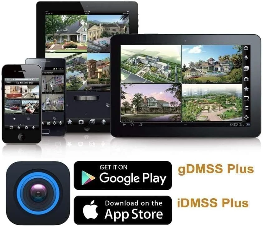 کیت سیستم نظارت تصویری مداربسته داهوا 4 کانال 1080p