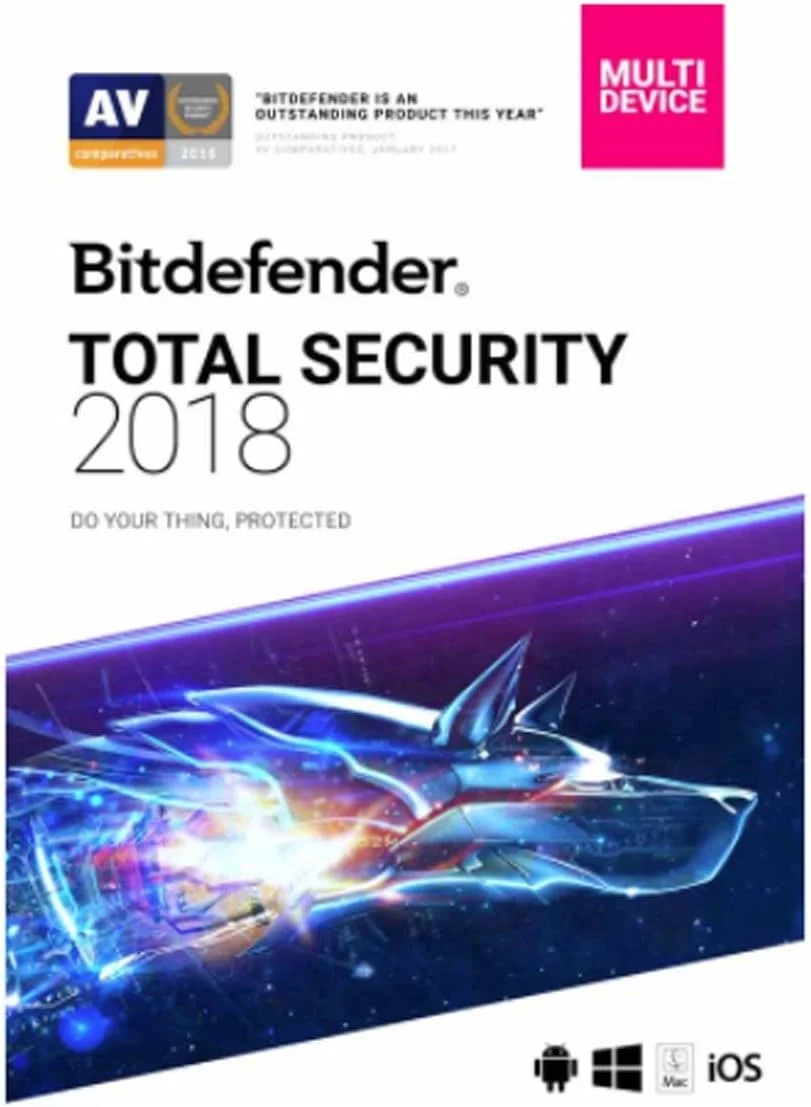 بیت دیفندر توتال سکیوریتی | 5 دستگاه | لایسنس 1 ساله مرتبط با ایمیل شما | تحویل در عرض 5 ساعت