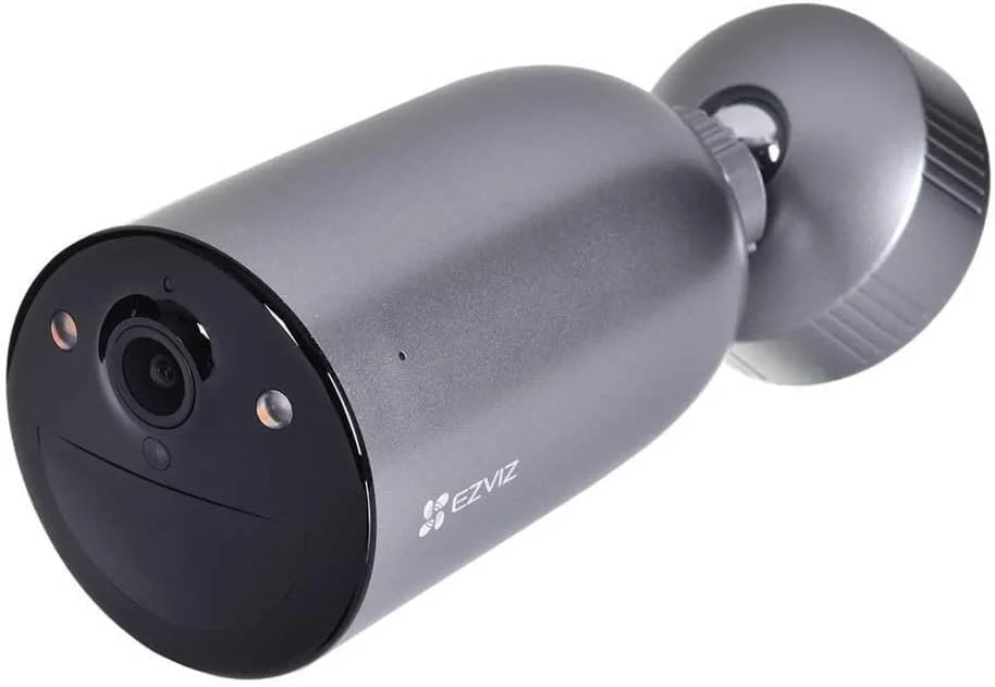 دوربین امنیتی EZVIZ EB3 با باتری، دوربین وای فای 2K مداربسته، دوربین IP بی سیم بیرونی با صدای دو طرفه، ضد آب، PIR، تشخیص حرکت هوشمند انسان، ذخیره سازی 256 گیگابایتی، سازگار با پنل خورشیدی و الکسا