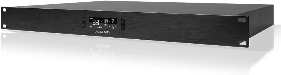 AC Infinity CLOUDPLATE T5 PRO، فن نصب شده در رک 1U، جریان هوای خروجی از عقب، برای خنک کردن AV، سینمای خانگی، رک های شبکه 19