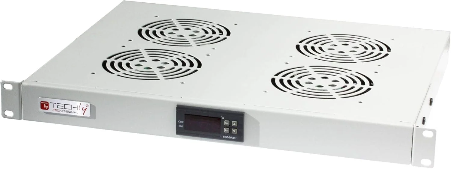 یونیت 4 فن تِکلی برای رک 19 اینچ، خاکستری