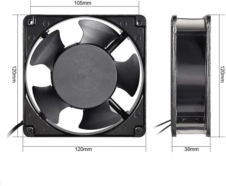 فن خنک کننده تابلویی XForm سایز 4 اینچ 120x120 میلی متر 220 ولت | فن برای رک سرور فن خنک کننده تابلویی XForm سایز 4 اینچ 120x120 میلی متر 220 ولت | فن برای رک سرور