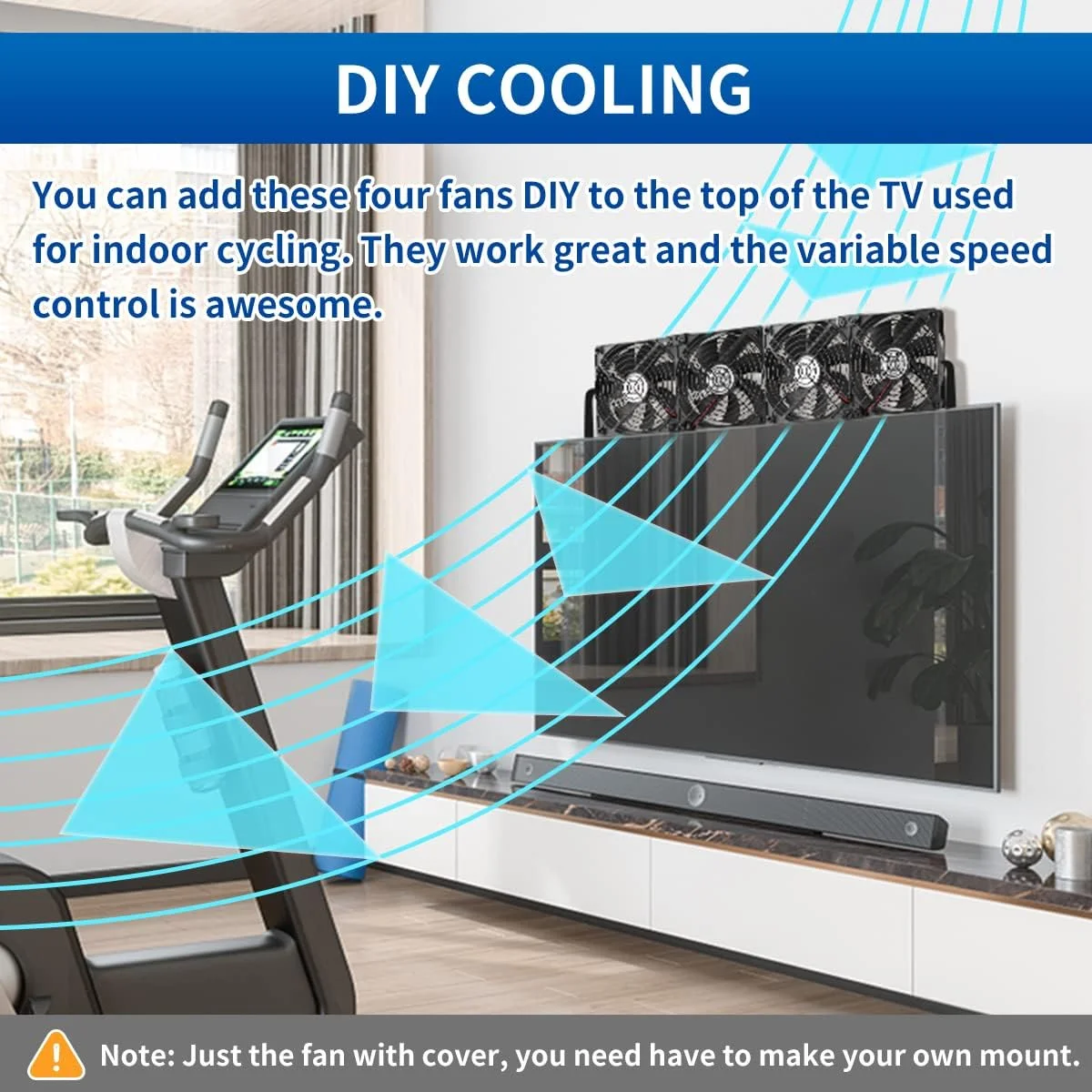 فن رک سرور WDERAIR با ابعاد 4 x 120mm، ولتاژ 12V با کنترلر سرعت متغیر AC 110V 120V 220V 240V، جریان هوای بالا برای ریگ ماینینگ DIY، کابینت AV، مودم، پنجره، تهویه خنک کننده گلخانه