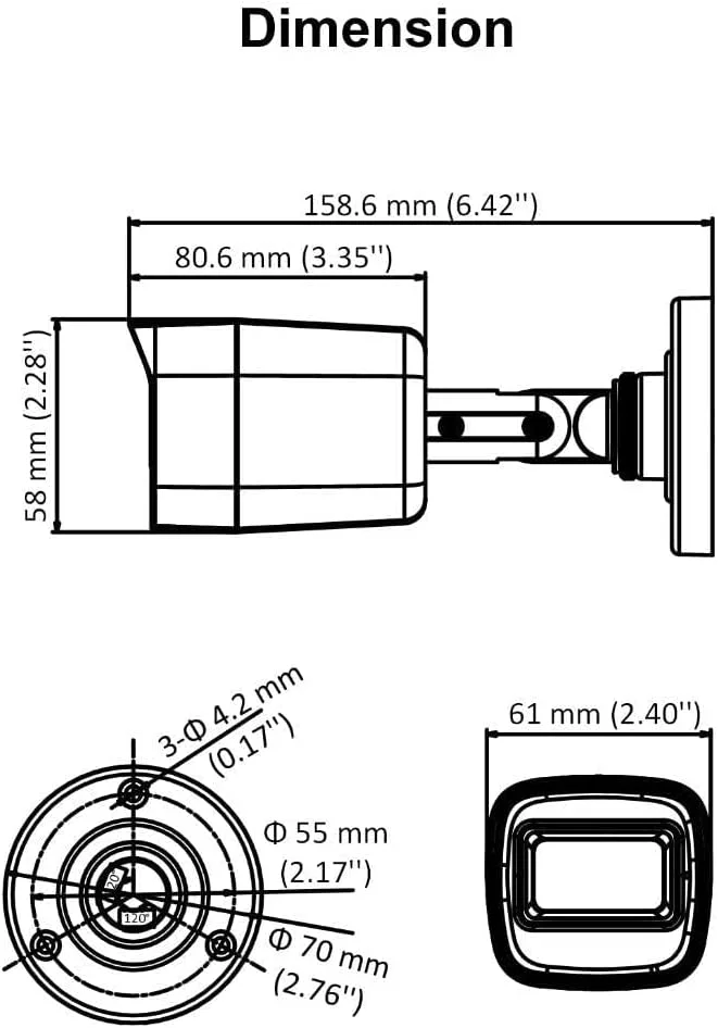 دوربین مداربسته مینی بولت هایک ویژن مدل DS-2CE16D0T-ITPF (2 مگاپیکسل 1080P) دوربین مداربسته مینی بولت هایک ویژن مدل DS-2CE16D0T-ITPF (2 مگاپیکسل 1080P)
