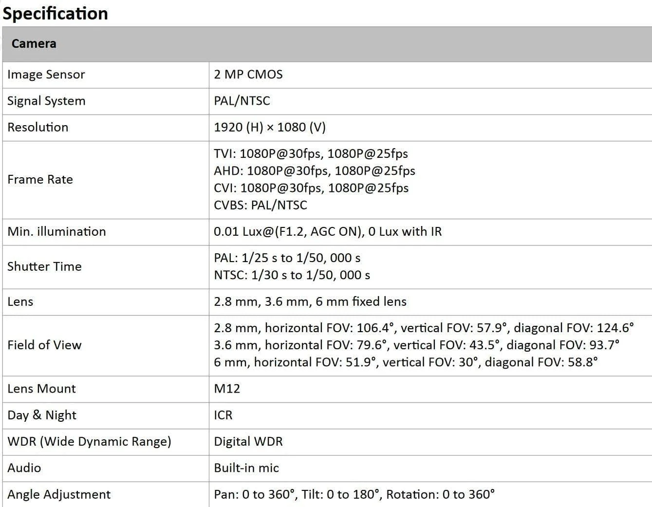 دوربین مداربسته مینی بولت هایک ویژن مدل DS-2CE16D0T-ITPF (2 مگاپیکسل 1080P) دوربین مداربسته مینی بولت هایک ویژن مدل DS-2CE16D0T-ITPF (2 مگاپیکسل 1080P)