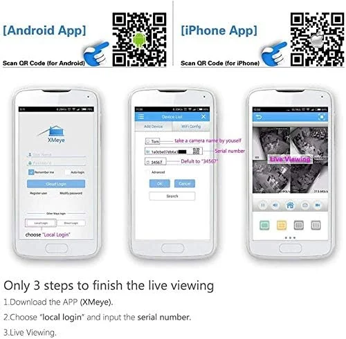کیت امنیتی دوربین مداربسته 8 کانال با هارد دیسک 1 ترابایتی، دوربین 1080P/2.0MP با رزولوشن 1920X1080، کیت DVR نظارتی 8CH با 8 عدد دوربین بولت فلزی 2.0 مگاپیکسلی 1080P مناسب فضای باز، سیستم هشدار و P2P برای امنیت خانه