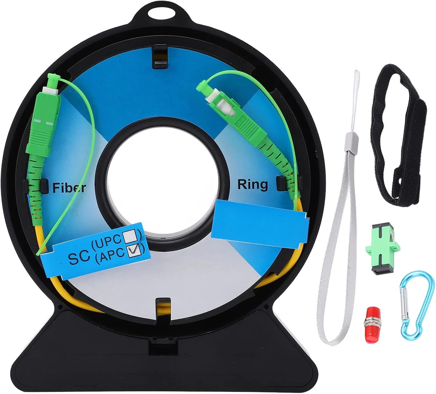 کابل راه اندازی OTDR بریلوکسا، کابل فیبر نوری سینگل مود 300 متری برای تست منطقه مرده، کیت ابزار تست بازتاب سنج نوری حوزه زمان