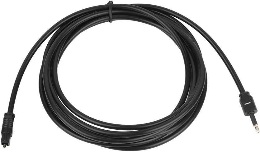 کابل فیبر نوری دیجیتال با ۴ نوع مختلف، مشکی (شماره ۴)