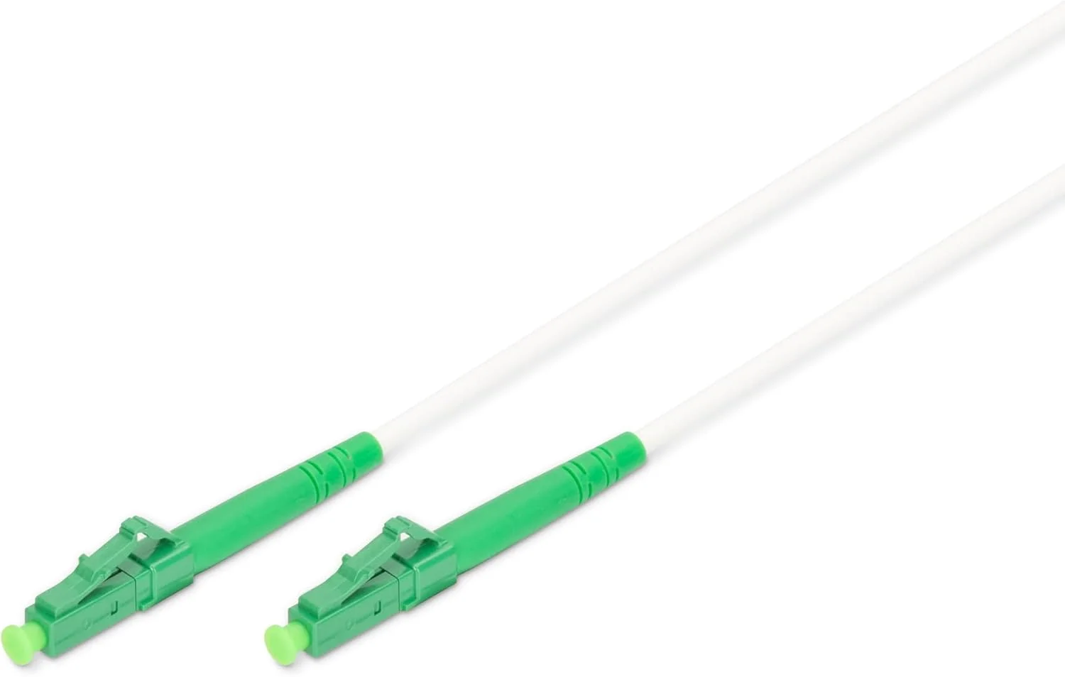 کابل فیبر نوری DIGITUS OS2-5m - LC/APC به LC/APC - زره پوش - کابل فیبر نوری سیمپلکس - کابل شبکه فیبر تک حالته SM - نوع فیبر: 9/125µ - LSZH - سفید