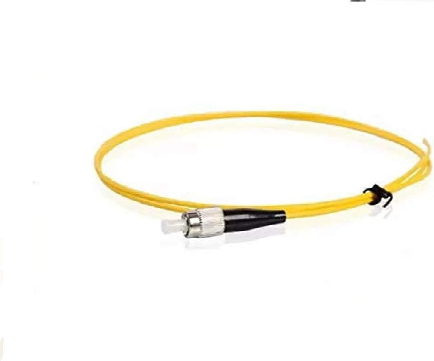 DKURVE پیگتیل فیبر نوری FC تک حالته ۱ متری، زرد