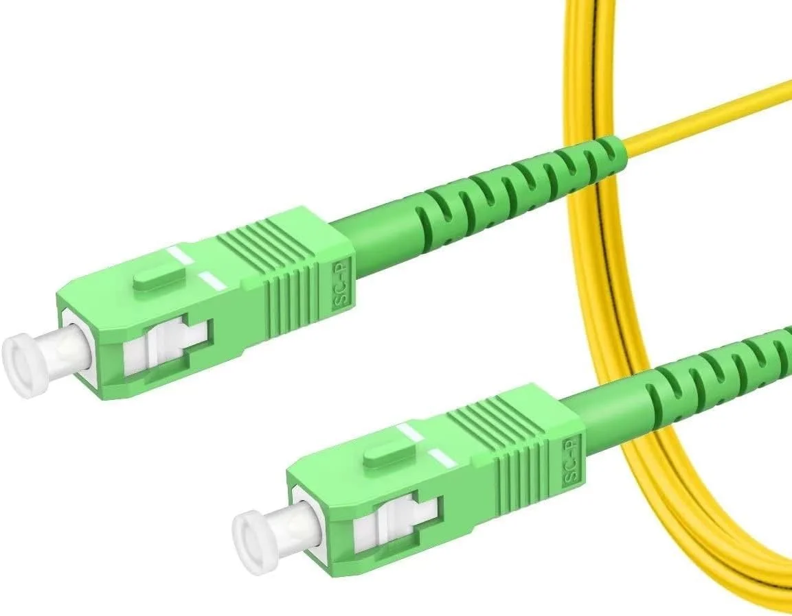 کابل فیبر نوری سینگل مود SC APC به SC APC سیمپلکس PVC (5 متری) DKURVE