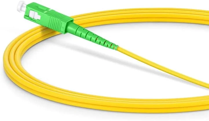 کابل فیبر نوری سینگل مود SC APC به SC APC سیمپلکس PVC (1.5 متری) کابل فیبر نوری سینگل مود SC APC به SC APC سیمپلکس PVC (1.5 متری)