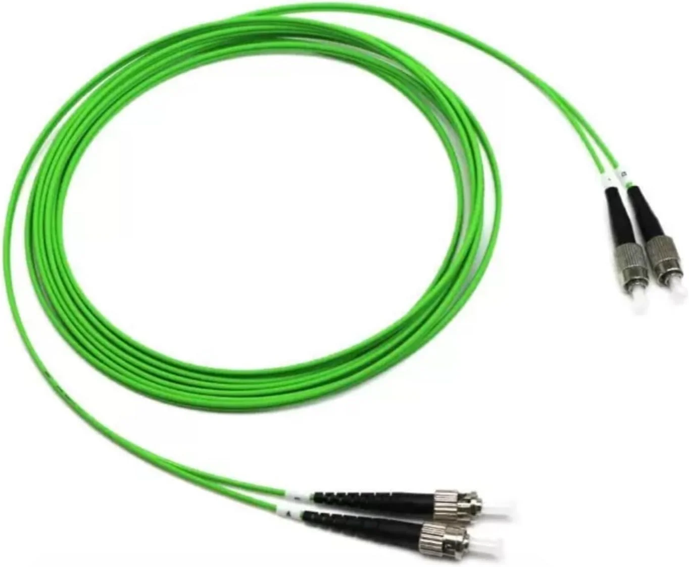 کابل فیبر نوری OM5 دوتایی ST-FC، 10 تا 50 متر (80 متر 1 عدد)