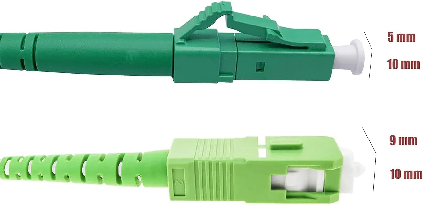 کابل فیبر نوری الفکم SC/APC به LC/APC سینگل مود سیمپل LSZH، زرد (2 متر) کابل فیبر نوری الفکم SC/APC به LC/APC سینگل مود سیمپل LSZH، زرد (2 متر)