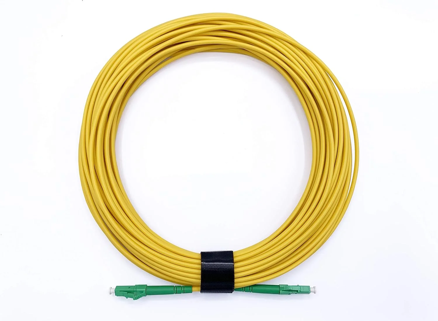 کابل فیبر نوری Elfcam® LC/APC به LC/APC سینگل مود OS2 9/125μm LSZH، زرد (15 متر)