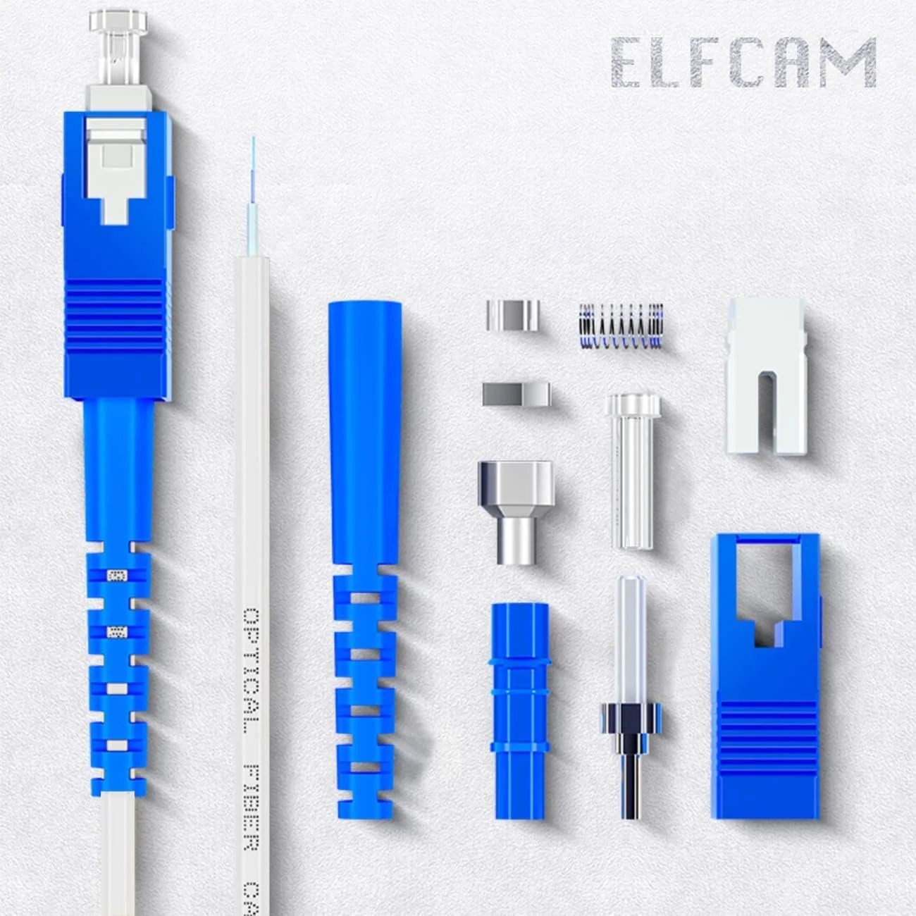 کابل فیبر نوری/کابل افزایش طول (Freebox) الفکم - سیمپلکس سینگل مود SC-APC به SC-UPC - محافظ تقویت شده و کانکتور - تلفات بسیار کم - سفید، 10 متر کابل فیبر نوری/کابل افزایش طول (Freebox) الفکم - سیمپلکس سینگل مود SC-APC به SC-UPC - محافظ تقویت شده و کانکتور - تلفات بسیار کم - سفید، 10 متر