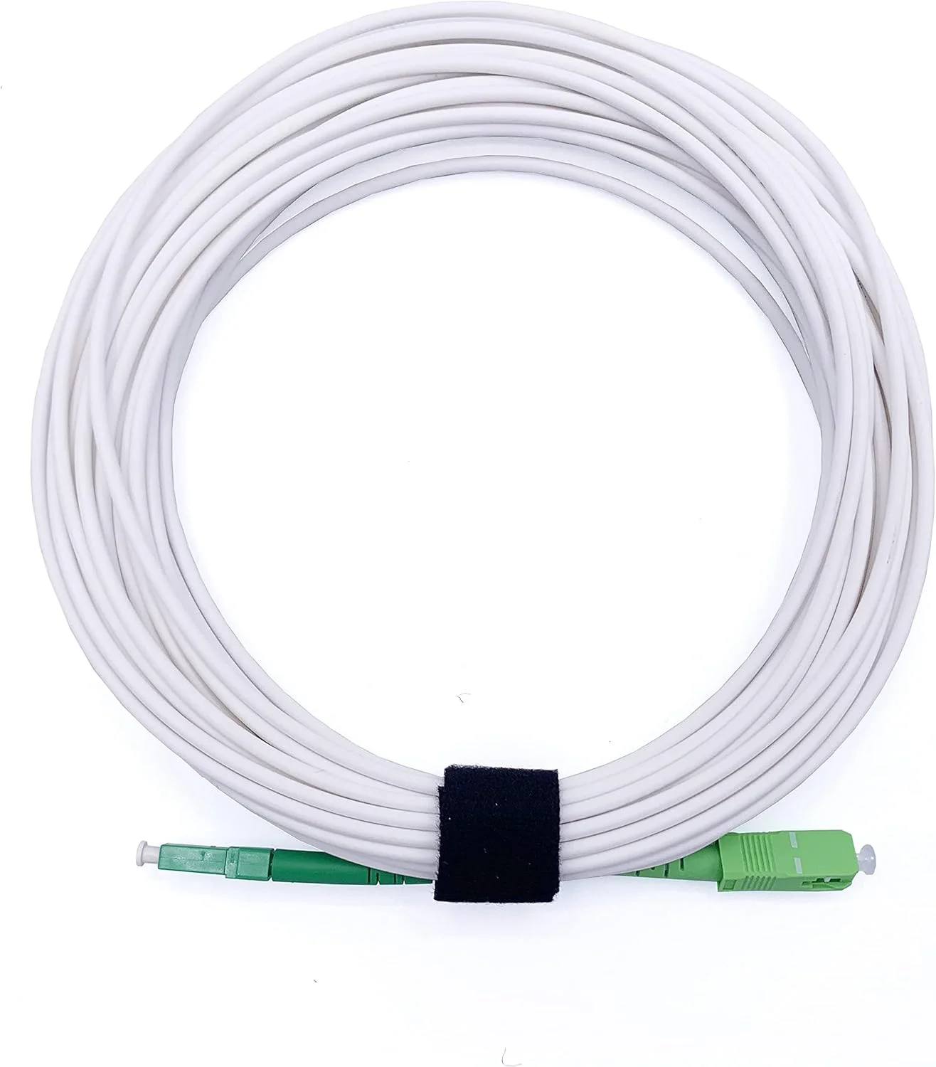 کابل فیبر نوری 3 متری سیمپلکس LC/APC به SC/APC، 9/125μm OS2، کابل پچ LSZH، کابل فیبر نوری FTTH، سفید (3 متر) کابل فیبر نوری 3 متری سیمپلکس LC/APC به SC/APC، 9/125μm OS2، کابل پچ LSZH، کابل فیبر نوری FTTH، سفید (3 متر)