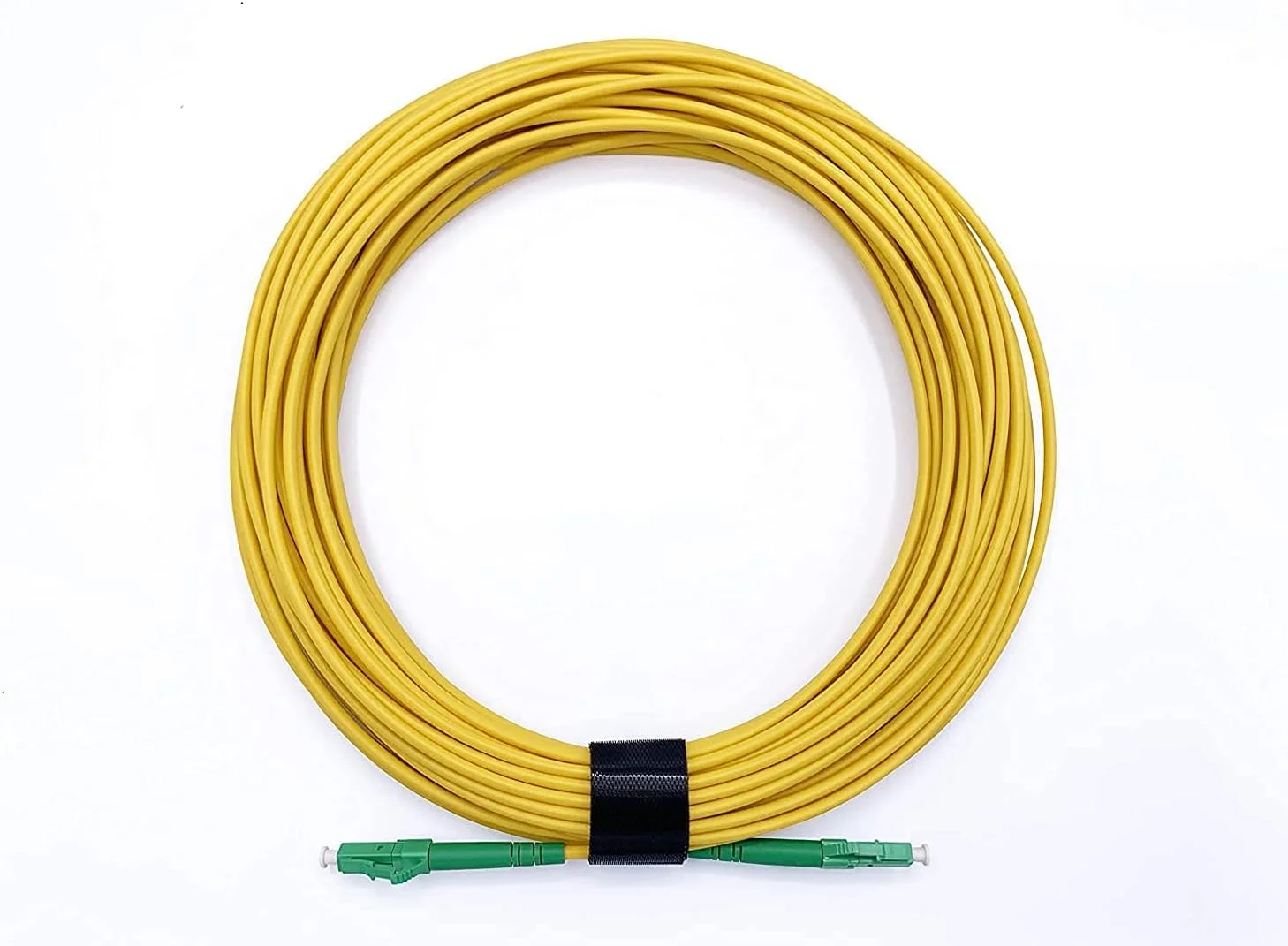 کابل فیبر نوری الفکم LC/APC به LC/APC سینگل مود سیمپلکس 9/125µm LSZH، کابل پچ فیبر نوری FTTH (1 متری) کابل فیبر نوری الفکم LC/APC به LC/APC سینگل مود سیمپلکس 9/125µm LSZH، کابل پچ فیبر نوری FTTH (1 متری)